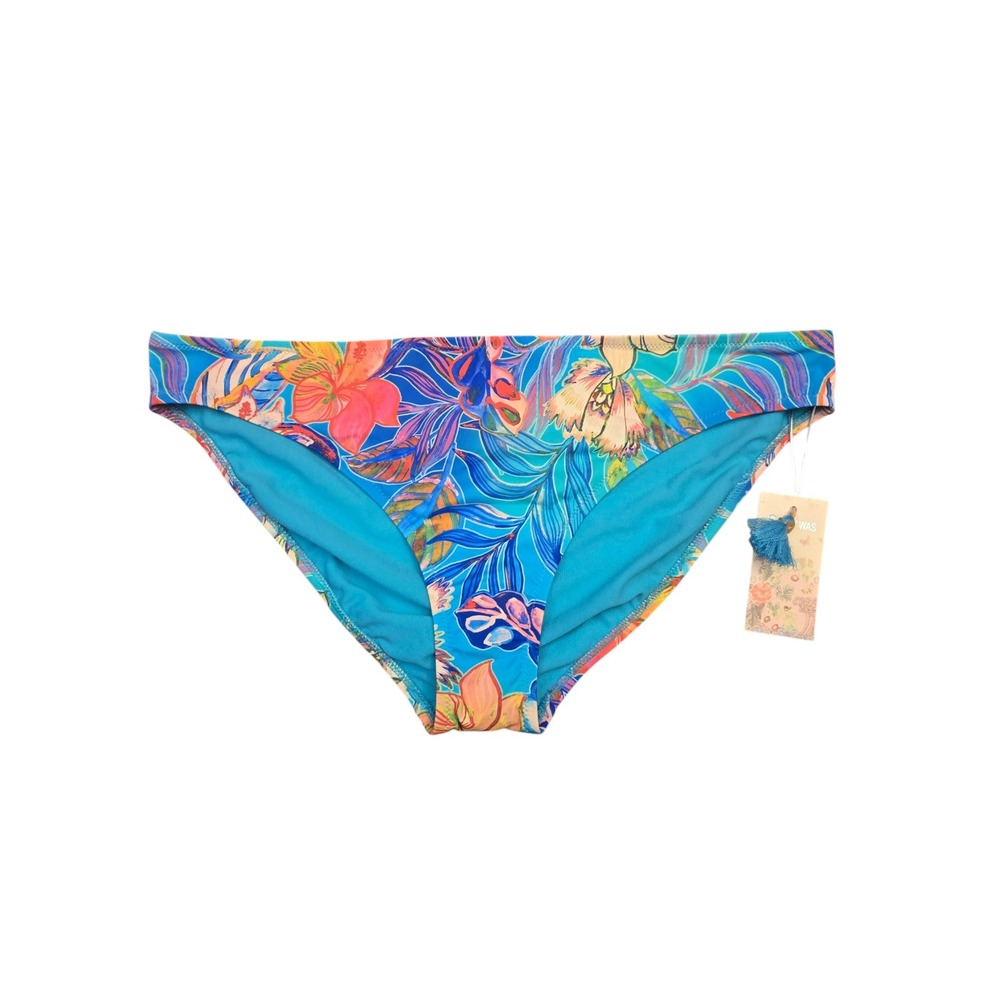 Johnny Was Helena Hipster Bikini Bottom Floral Tropical XXL Beach Resort NWT